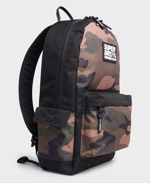 Superdry Block Edition Montana Férfi Hátizsák Zöld/Camo | HVXAW2517